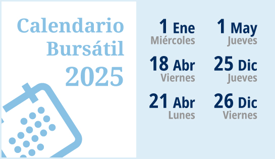 Calendario Bursátil