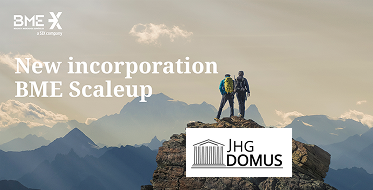 BME Scaleup welcomes JHG Domus Socimi