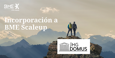 BME Scaleup da la bienvenida a JHG Domus Socimi